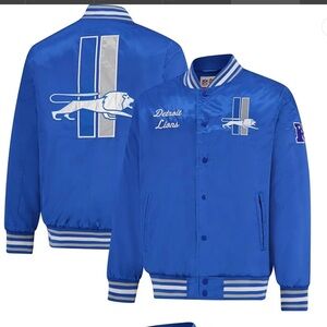 NFL Blue and White Bomber Jacket